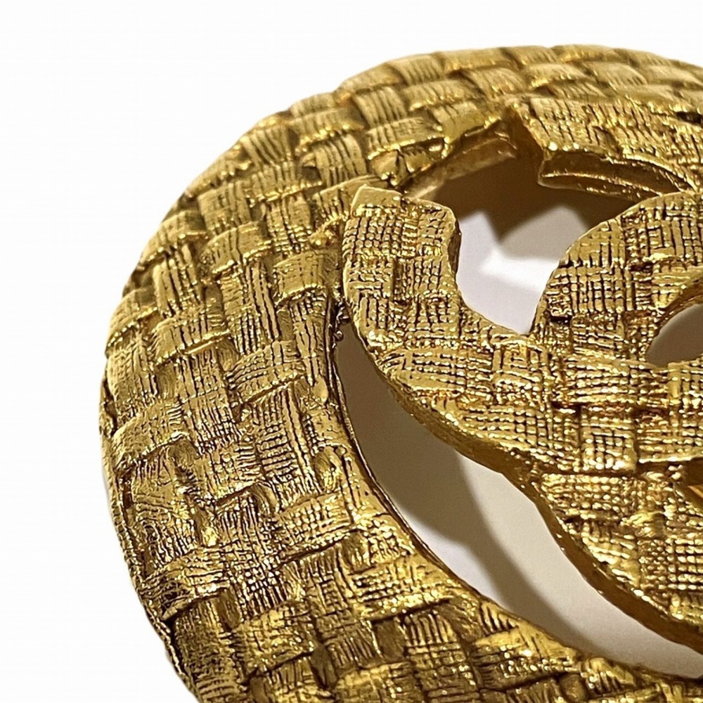 CHANEL Authentic Gold Brooch - Picture 6 of 9
